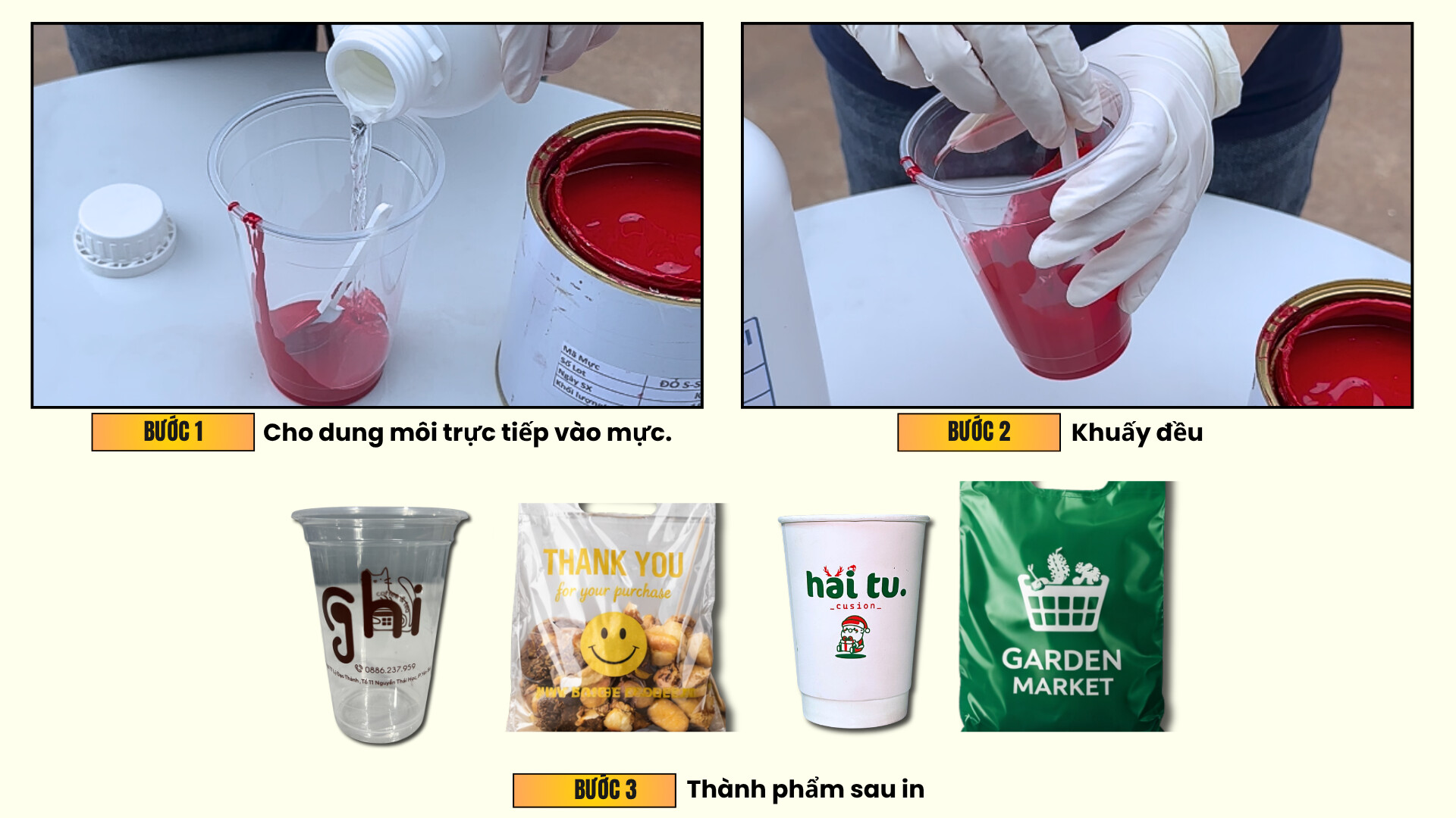 Hướng dẫn sử dụng Dung Môi EB